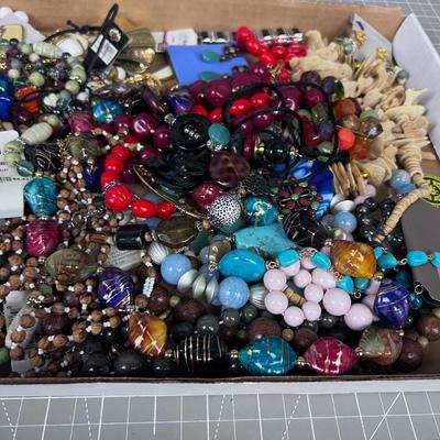 Tray of Costume Jewelry