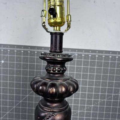 Resin Table Lamp NO Shade