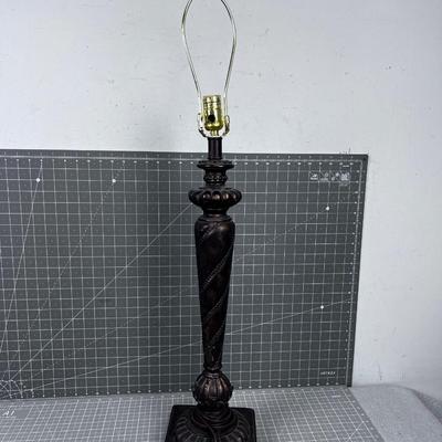 Resin Table Lamp NO Shade