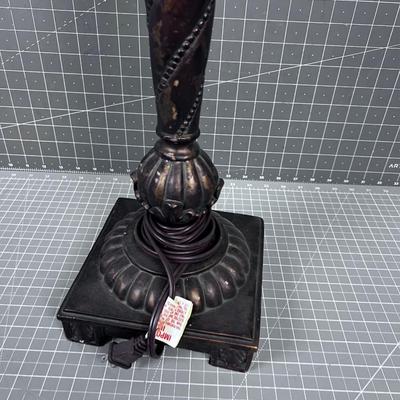 Resin Table Lamp NO Shade