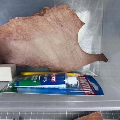 Tub of Leather Working Tools