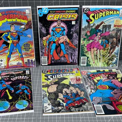 6 Superman Comics