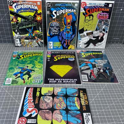 7 Superman Comics