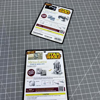 Star Wars Metal Earth 3D Model Kits (2)