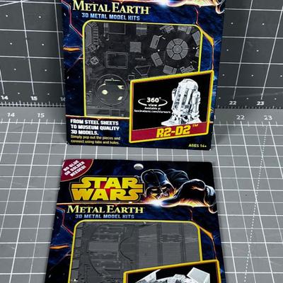 Star Wars Metal Earth 3D Model Kits (2)