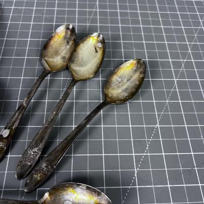 Silver Plated Teaspoons (8)