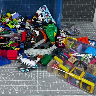 Toy Box Clean Out; Block, Figurines, Animals and Legos