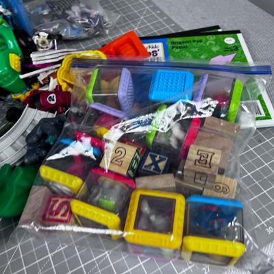 Toy Box Clean Out; Block, Figurines, Animals and Legos