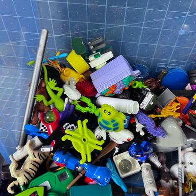 Toy Box Clean Out; Block, Figurines, Animals and Legos