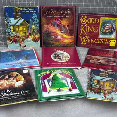 Children's Christmas Books, Some Vintage (9 Total)