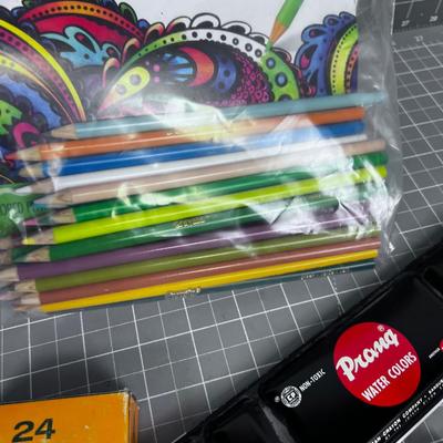 Colored Pencils, Water colors, Paints Etc. ART SUPPLY