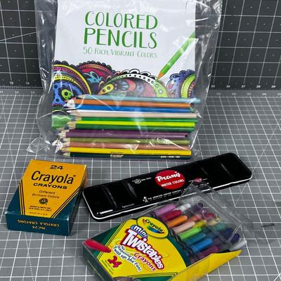 Colored Pencils, Water colors, Paints Etc. ART SUPPLY