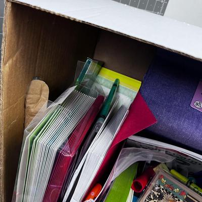 Super OFFICE SUPPLY Box; Pens, Pencils, Cards