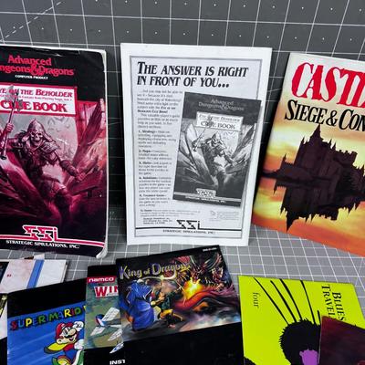 Bunch of Nintendo Instruction Booklet COLLECTIBLE!!!