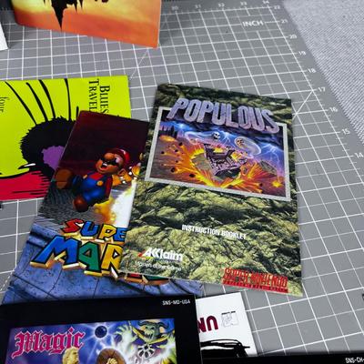 Bunch of Nintendo Instruction Booklet COLLECTIBLE!!!