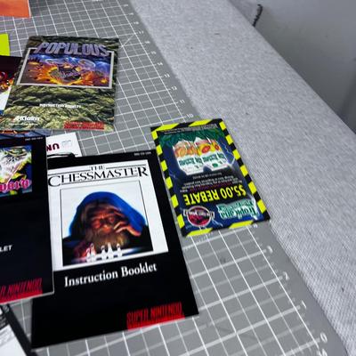 Bunch of Nintendo Instruction Booklet COLLECTIBLE!!!