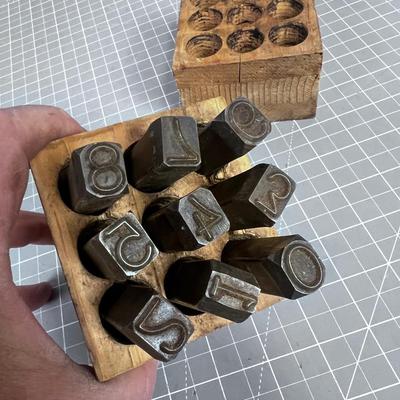 5/8th" Number Punches