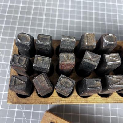 5/8" Letter Punches Set