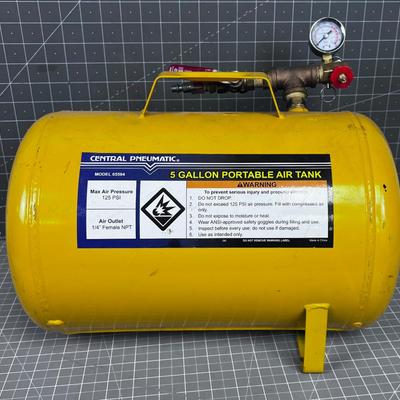 Central Pneumatic Portable Air Tank