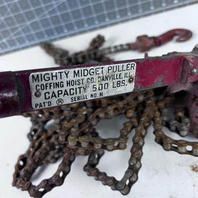 Mighty Midget Chain Hoist Puller