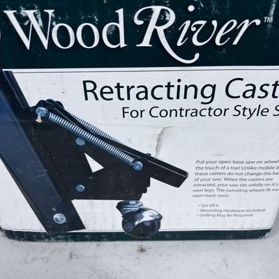 Wood River Retracting Caster Set