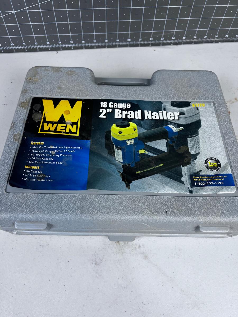 WEN 2" Brad Nailer with Case