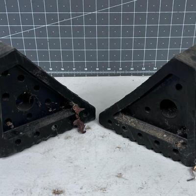 Rubber Wheel CHOCK Set