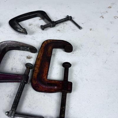 (4) "C" Clamps 2 & 3"