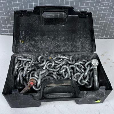 Tow Chain in a Carrying Case