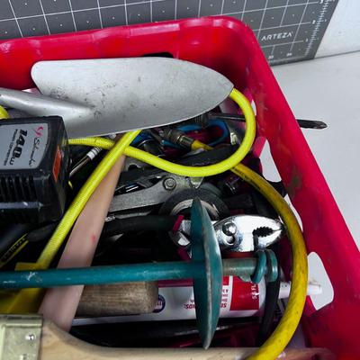 Crate Full of Tools, Carpenter, Yard, Automotive ETC.