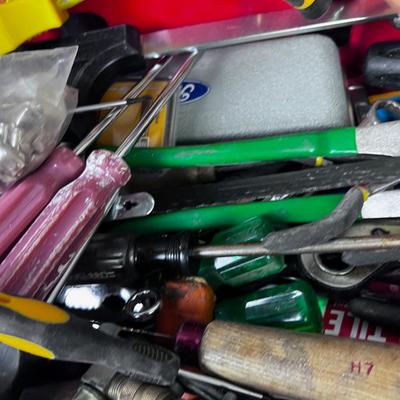 Crate Full of Tools, Carpenter, Yard, Automotive ETC.