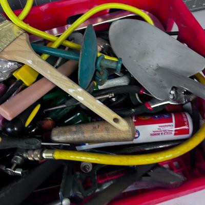 Crate Full of Tools, Carpenter, Yard, Automotive ETC.