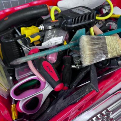 Crate Full of Tools, Carpenter, Yard, Automotive ETC.