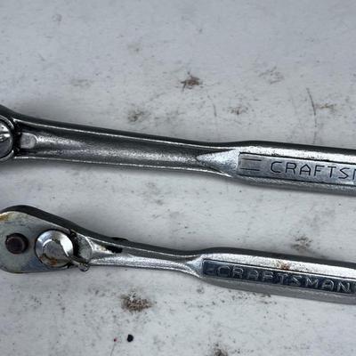 1/2" and 3/8" Craftsmen Socket Wrenches
