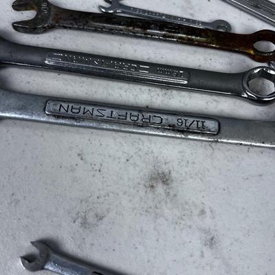 Craftsman Box of End Wrenches Metric and SAE