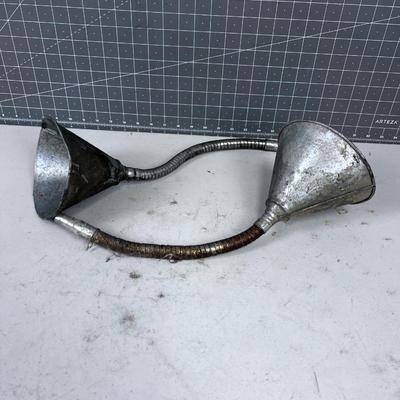 2 Galvanized Flexible Funnels