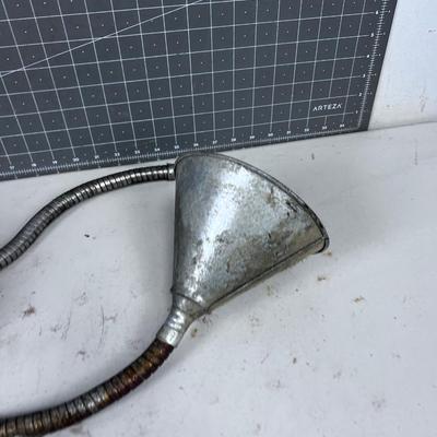 2 Galvanized Flexible Funnels