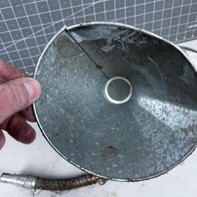 2 Galvanized Flexible Funnels