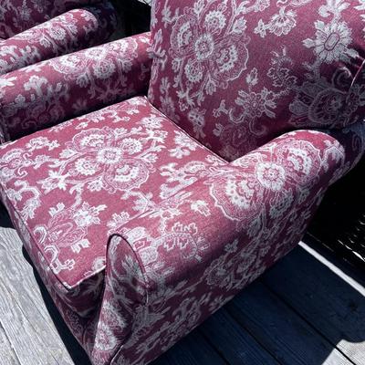 Fusion Furniture Upholstered Arm Chair Pair