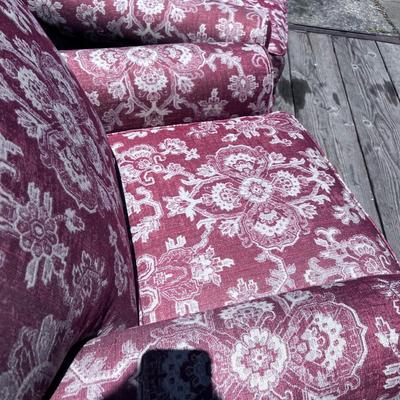 Fusion Furniture Upholstered Arm Chair Pair