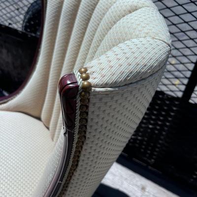 Pair of Queen Anne Parlor Chairs, Butter Tone