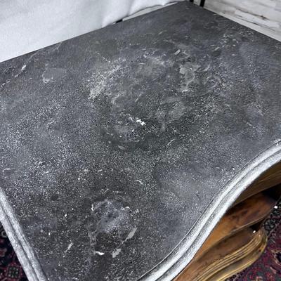 Rustic Marble top Night Stand