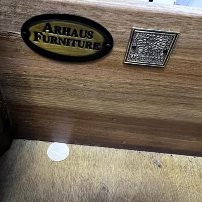Rustic Marble top Night Stand