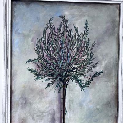 Art Print Framed in Of White