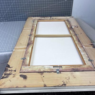 Art Print Framed in Of White