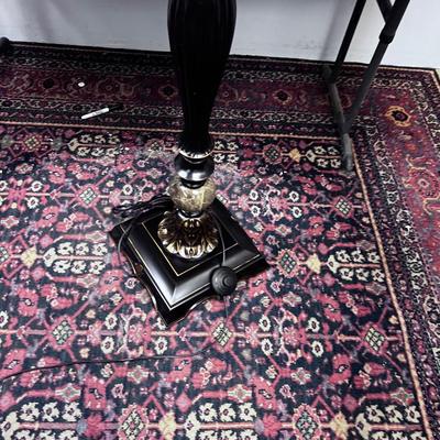 Floor Lamp with Glass Shade