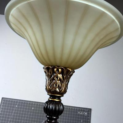 Floor Lamp with Glass Shade