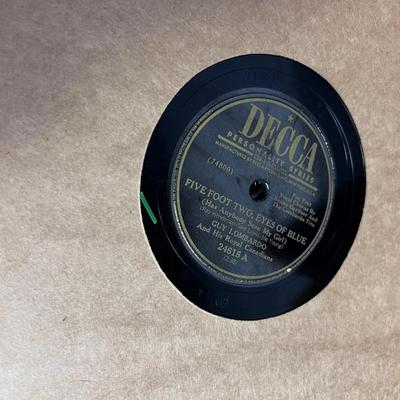 Popular Musician of the 40's and 50's 78 Record