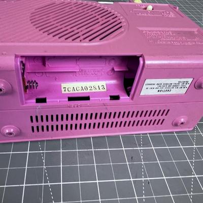 Pink Mini Boom Box