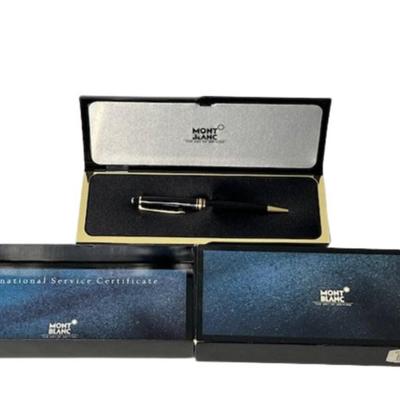 Mont Blanc Meisterstuck Classique Gold Ballpoint Pen